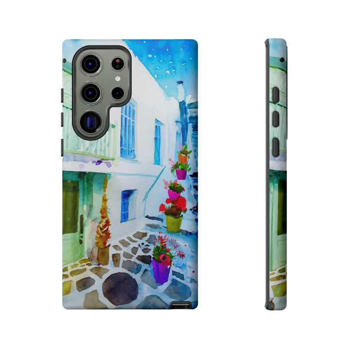 Impact Resistant, Greece House, Cute Phone Cases for Samsung S24, S23, S22, S21, IPhone 15 pro Iphone 14 pro Iphone 13 IPhone 12 Iphone 11 - Studio40ParkLane