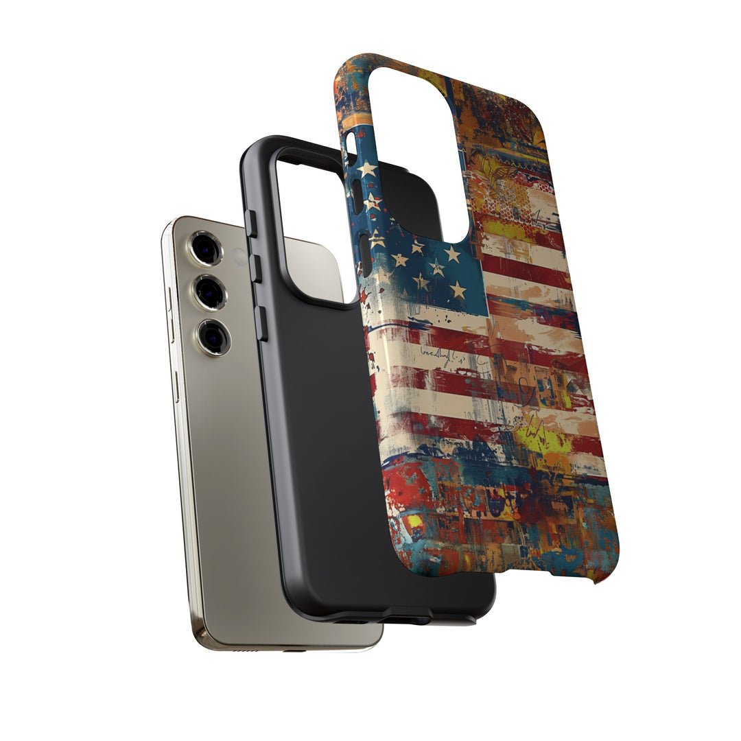 Impact Resistant, American Flag, Cute Phone Cases for Samsung S24, S23, S22, S21, IPhone 15 pro Iphone 14 pro Iphone 13 IPhone 12 Iphone 11 - Studio40ParkLane