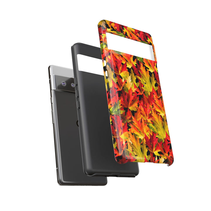 Fall Leaves Impact Resistant, Cute Phone Cases for Samsung S24, S23, S22, S21, IPhone 15 pro Iphone 14 pro Iphone 13 IPhone 12 Iphone 11 - Studio40ParkLane