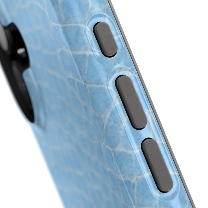 Non Leather Blue Color Pattern Magsafe Cute Phone Case for Iphone Gift for Her, | iPhone 15 Case | iPhone 15 Pro Max Case, Iphone 14, Iphone 14 Pro Max, Iphone 13, Iphone 16 - Studio40ParkLane