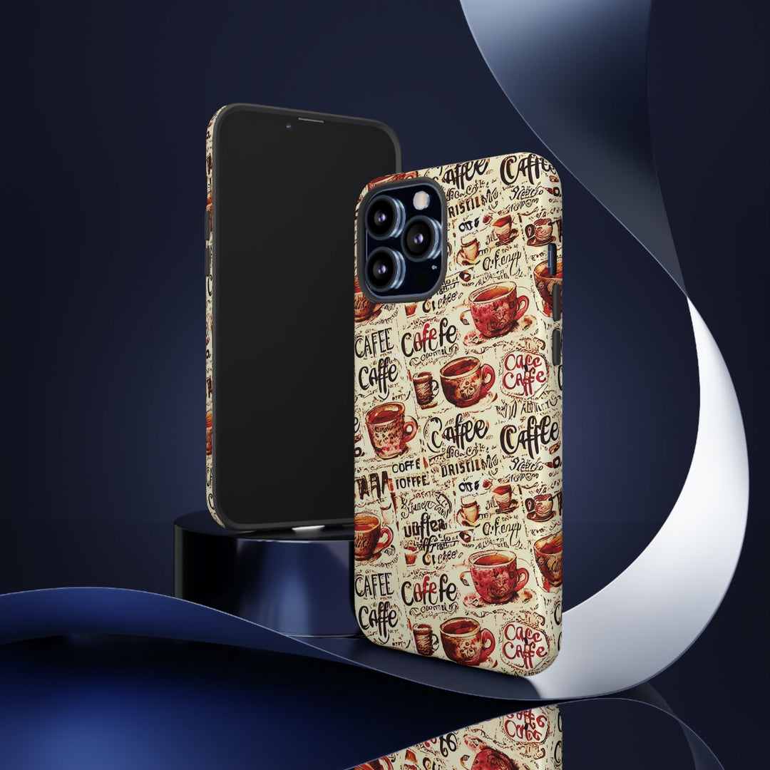 Cute IPhone Case | Paris Coffee Cup, iPhone 15 Case | iPhone 15 Pro Case, Iphone 14 Case, Iphone 14 Pro Max Case, Protective Iphone Case - Studio40ParkLane