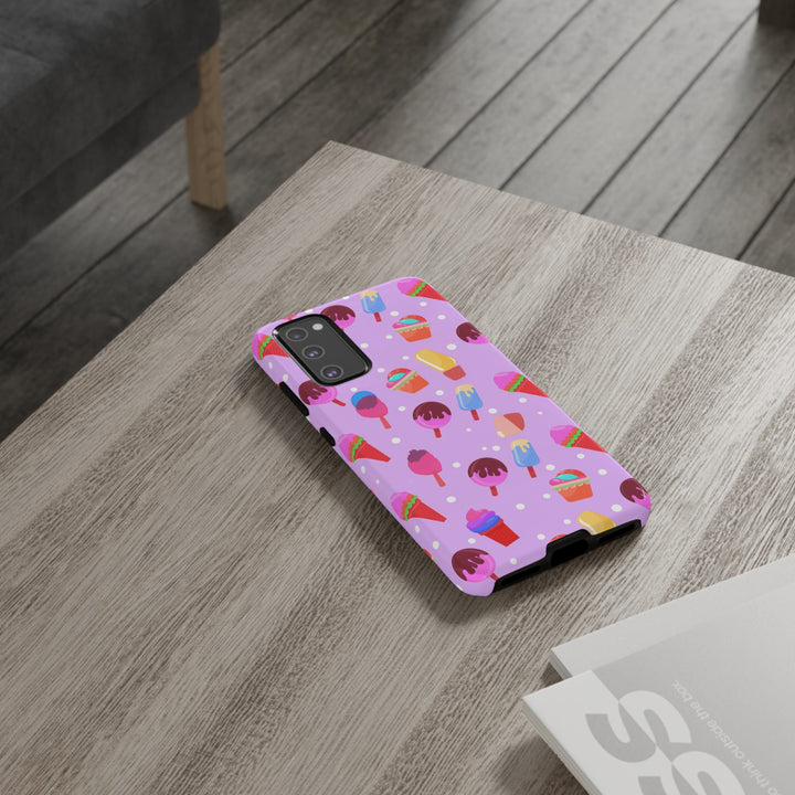 Cute Samsung Case | Cool Iphone Case | Summer Pink Ice - Cream, Samsung S24, S23, S22, S21, IPhone 15 Case | Iphone 14 Case, Iphone 13 Case - Studio40ParkLane