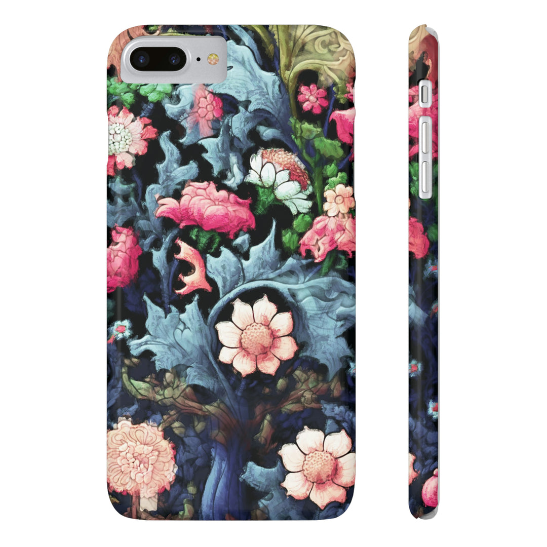 Slim Cute Phone Cases for Iphone - | iPhone 15 Case | iPhone 15 Pro Max Case, Iphone 14 Case, Iphone 14 Pro Max, Iphone 13, Flowers Scene - Studio40ParkLane