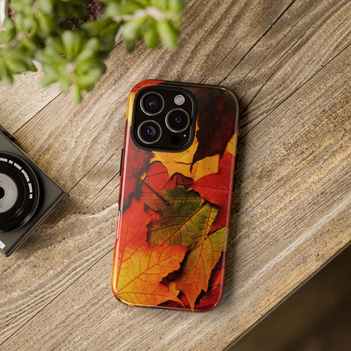 Autumn Fall Leaves Gift Cute Phone Case for, Samsung Galaxy S24, S23, S22, S21, IPhone 16 Case | Iphone 15, Iphone 14, IPhone 13 Case Mom Dad Gift - Studio40ParkLane