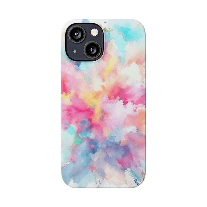 Slim Paint Splash Pink Gift for Her Cute Phone Cases for Iphone 16 Pro Max | iPhone 15 Case | iPhone 15 Pro Max Case, Iphone 14, Iphone 14 Pro Max, Iphone 13 12 11 8 7 - Studio40ParkLane