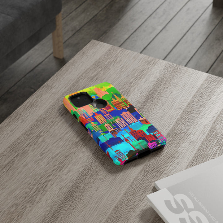 Cute Samsung Case | Cool Iphone Case | Summer City Skyline, Samsung S24, S23, S22, S21, IPhone 15 Case | Iphone 14 Case, Iphone 13 Case - Studio40ParkLane