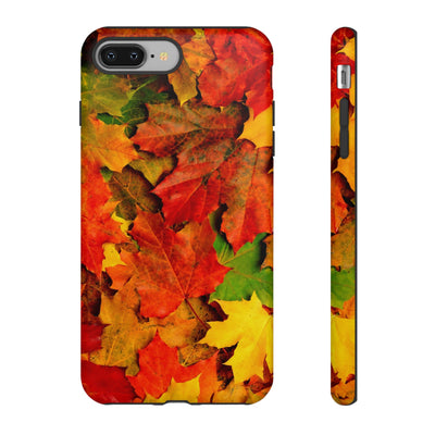 Fall Leaves Impact Resistant, Cute Phone Cases for Samsung S24, S23, S22, S21, IPhone 15 pro Iphone 14 pro Iphone 13 IPhone 12 Iphone 11