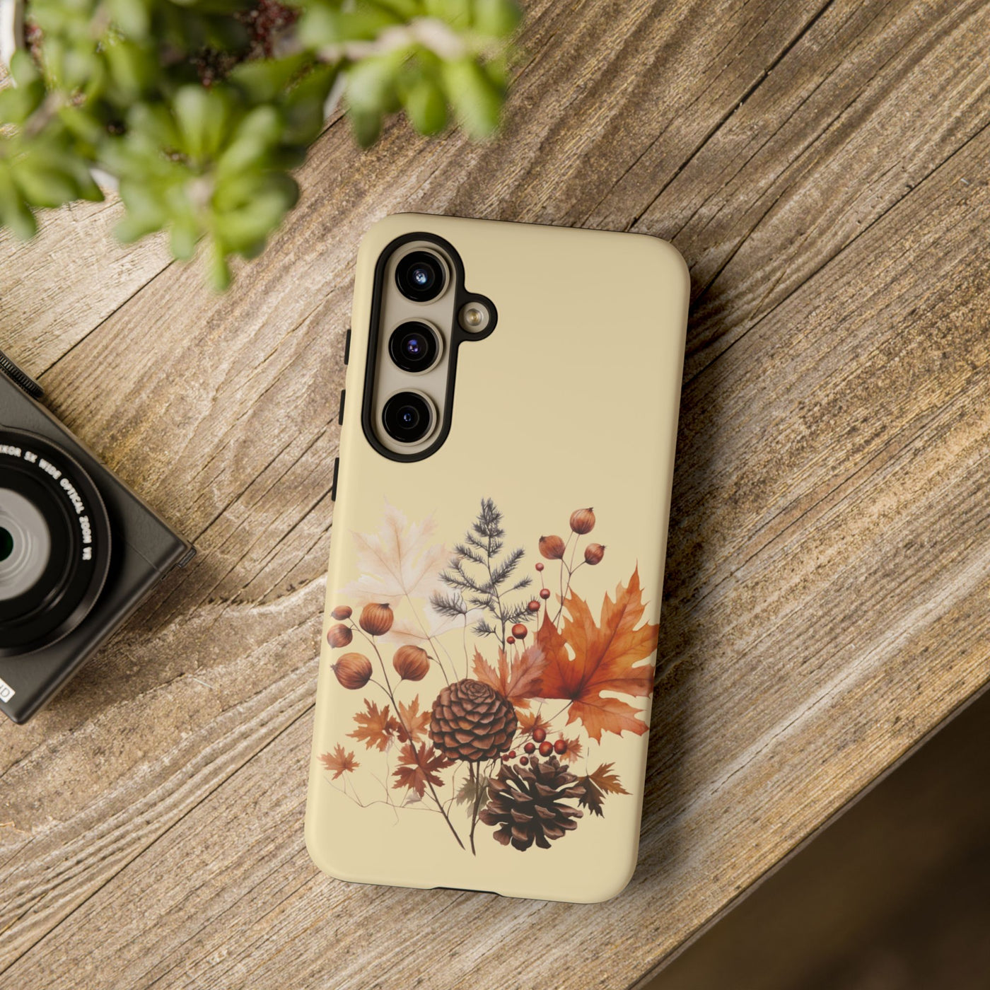 Fall Leaves Foliage Cute Phone Case for, Samsung Galaxy S24, S23, S22, S21, IPhone 16 Case | Iphone 15, Iphone 14, IPhone 13 Case Mom Dad Gift