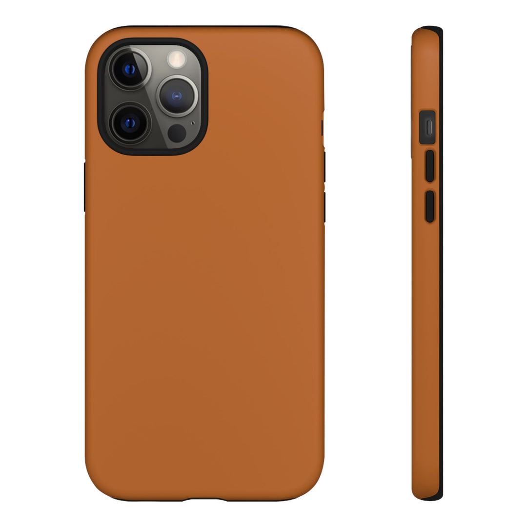 Premium Tough Rusty Brown Orange Gift for Her Cute Phone Cases for Samsung S25 S24, S23, S22, S21, Iphone, 16, 15, 14, 13 Pro Max Ultra - Studio40ParkLane