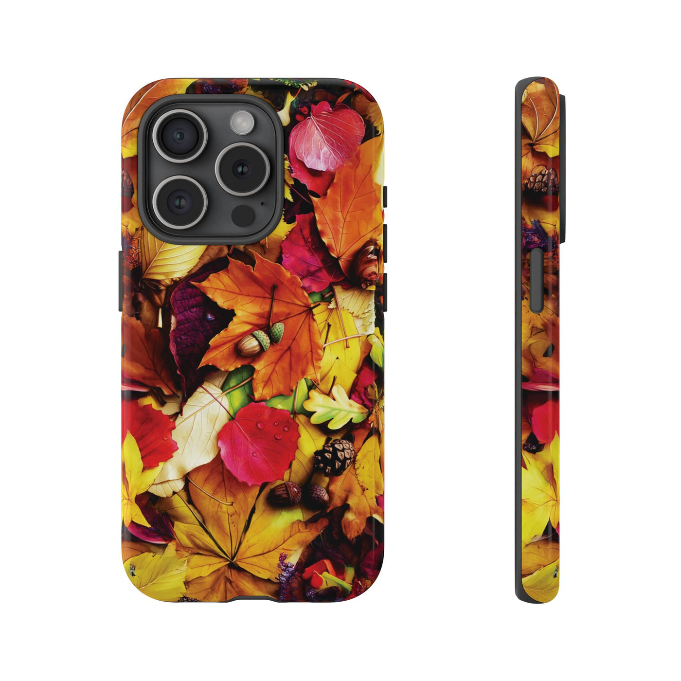 Aesthetic Tough Fall Leaves Foliage Premium Phone Case - For iPhone 17 Pro Max iPhone 16 Pro iPhone 15 Iphone 14 Plus 13 Pro 12 11 10 XR - Studio40ParkLane