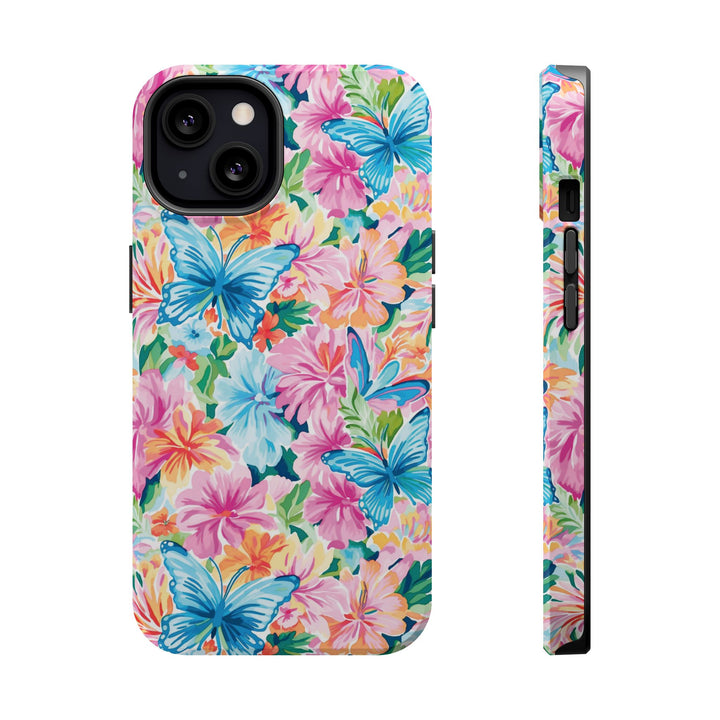Butterflies Flowers Magsafe Cute Phone Case for Iphone Gift for Her, iPhone 16 Case iPhone 15 Pro Max Case, Iphone 14, Iphone 14 Pro Max, 13, 12 - Studio40ParkLane