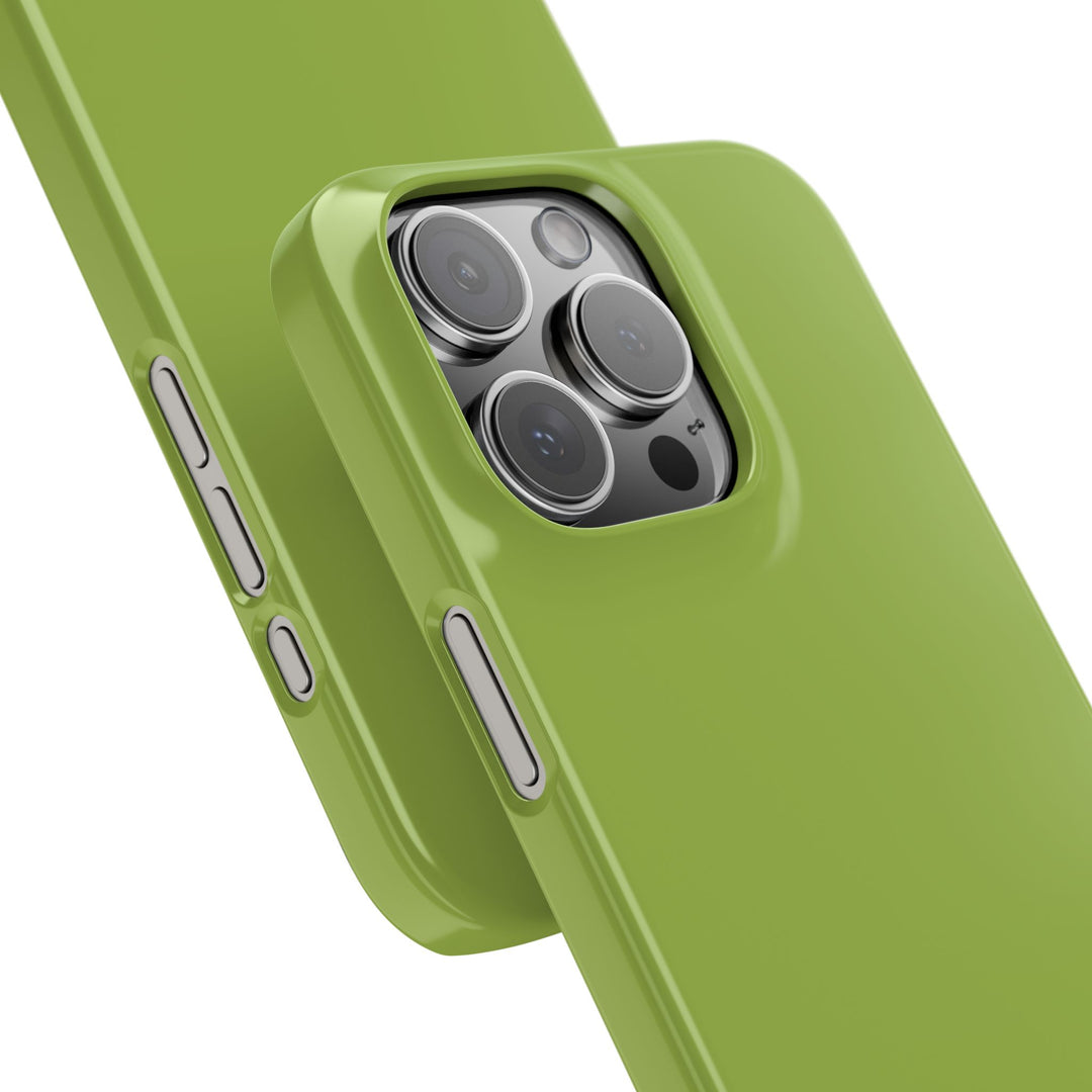Slim Chartreuse Green Gift for Her Aesthetic Cute Phone Case for Iphone 16 - | iPhone 15 Pro Max Case | iPhone 14 Case 13 12 11 10 9 8 7 - Studio40ParkLane