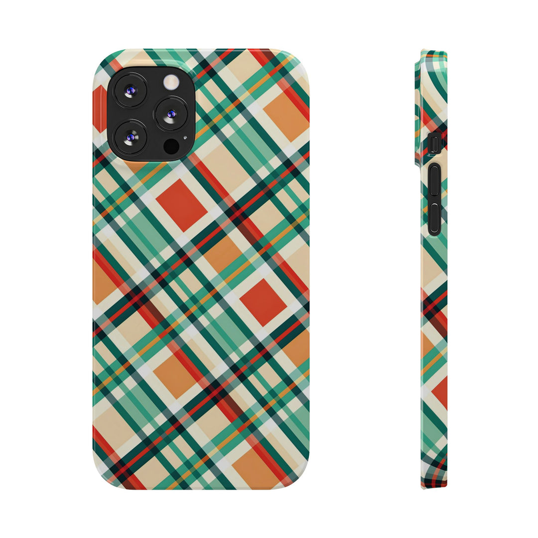 Slim Checkered Plaid Gift for Her Cute Phone Cases for Iphone 16 Pro Max | iPhone 15 Case | iPhone 15 Pro Max Case, Iphone 14, 13, 12, 11, 10, 8, 7 - Studio40ParkLane