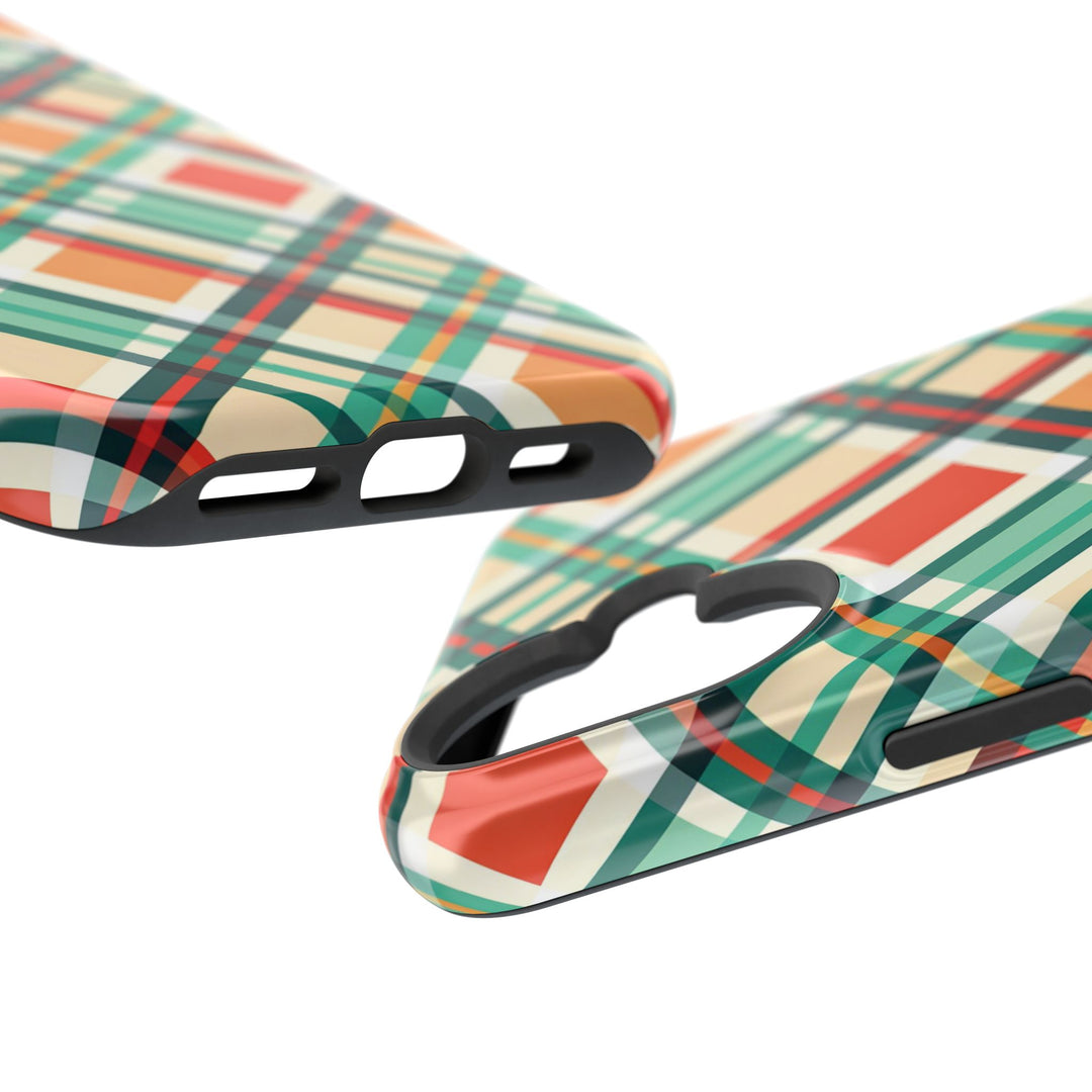 Checkered Plaid Magsafe Gift for Her Cute Phone Case for Iphone, | iPhone 16 | iPhone 15 Pro Max, Iphone 14 Pro Max, 13 12 11 10 9 8 7 - Studio40ParkLane