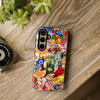 Fruity European Summer Impact Resistant Cute Phone Cases for Samsung S24, S23, S22, S21, IPhone 15 pro Iphone 14 pro Iphone 13 IPhone 12 Iphone 11