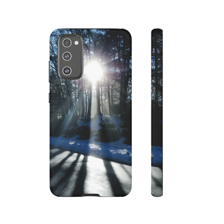 Cute Samsung Phone Case | Aesthetic Samsung Phone Case | Galaxy S23, S22, S21, S20 | Winter Sunshine, Protective Phone Case - Studio40ParkLane