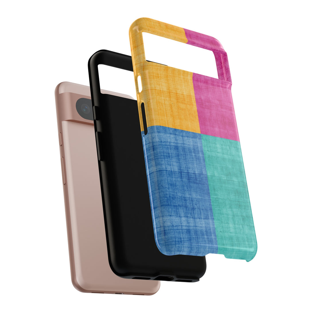 Impact Resistant, Colored Shapes, Cute Phone Cases for Samsung S24, S23, S22, S21, IPhone 15 pro Iphone 14 pro Iphone 13 IPhone 12 Iphone 11 - Studio40ParkLane