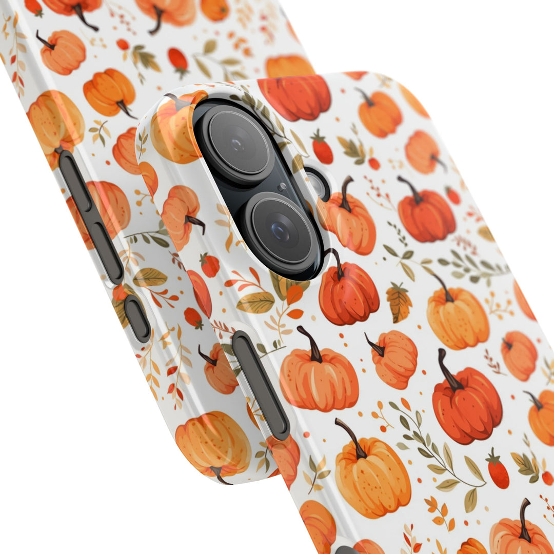 Slim Fall Autumn Pumpkins Gift for Her Cute Phone Cases for Iphone 16 | iPhone 15 Case | iPhone 15 Pro Max Case, Iphone 14, Iphone 14 Pro Max, Iphone 13, Slim - Studio40ParkLane