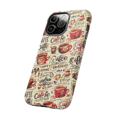 Impact Resistant, Paris Bistro Cafe, Cute Phone Cases for Samsung S24, S23, S22, S21, IPhone 15 pro Iphone 14 pro Iphone 13 IPhone 12 Iphone 11