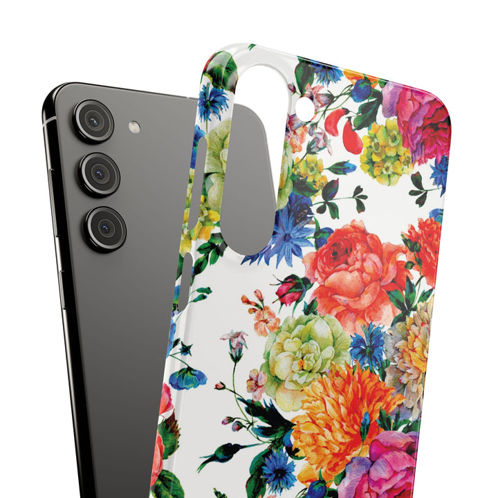 Sleek Snap Colorful Flowers Cute Phone Case for iPhone 16 15 14 13 12 11 X Xs Max Xr Pro Plus Samsung Galaxy S24 S23 S22 S21 S20 Note Ultra