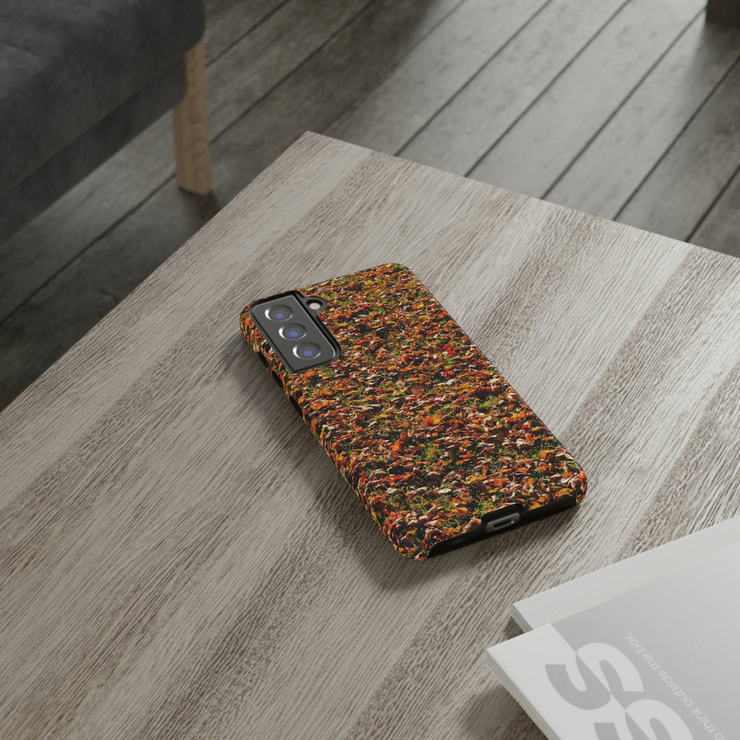 Cool Phone Case | Aesthetic Phone Case | Fall Leaves | For Samsung Galaxy S23, S22, S21, S20 | Luxury Double Layer | Cute - Studio40ParkLane