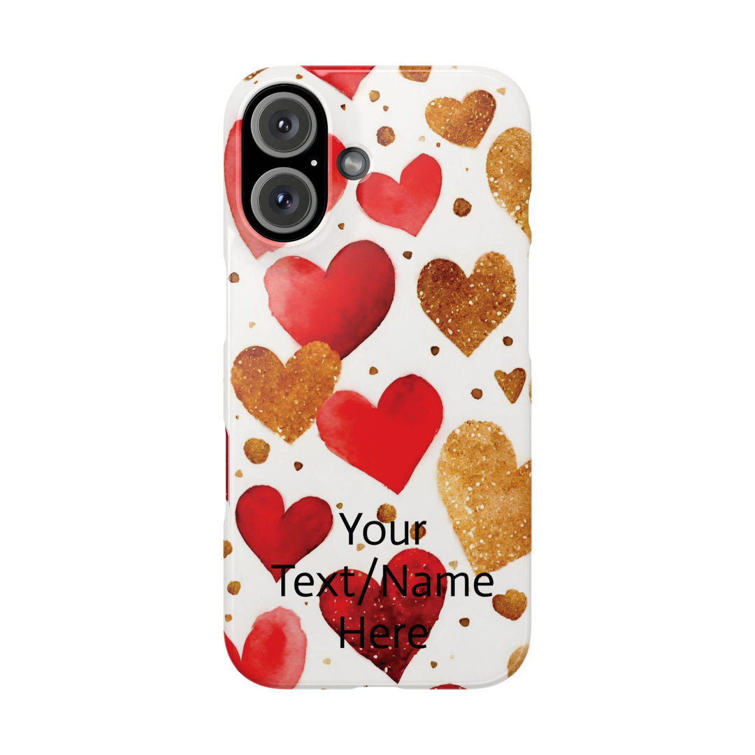Slim Custom Personalized Valentine Love Gift for Her Cute Phone Cases for Iphone 16 Pro Max | iPhone 15 Case | iPhone 15 Pro Max Case, Iphone 14 - Studio40ParkLane