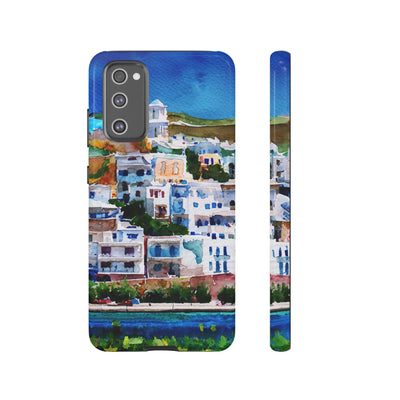 Impact Resistant, Greece House, Cute Phone Cases for Samsung S24, S23, S22, S21, IPhone 15 pro Iphone 14 pro Iphone 13 IPhone 12 Iphone 11