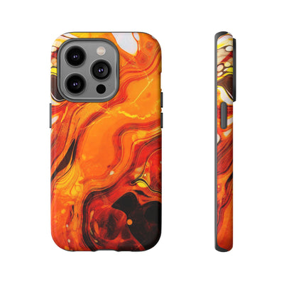 Impact Resistant, Fall Colors Marble, Cute Phone Cases for Samsung S24, S23, S22, S21, IPhone 15 pro Iphone 14 pro Iphone 13 IPhone 12 Iphone 11