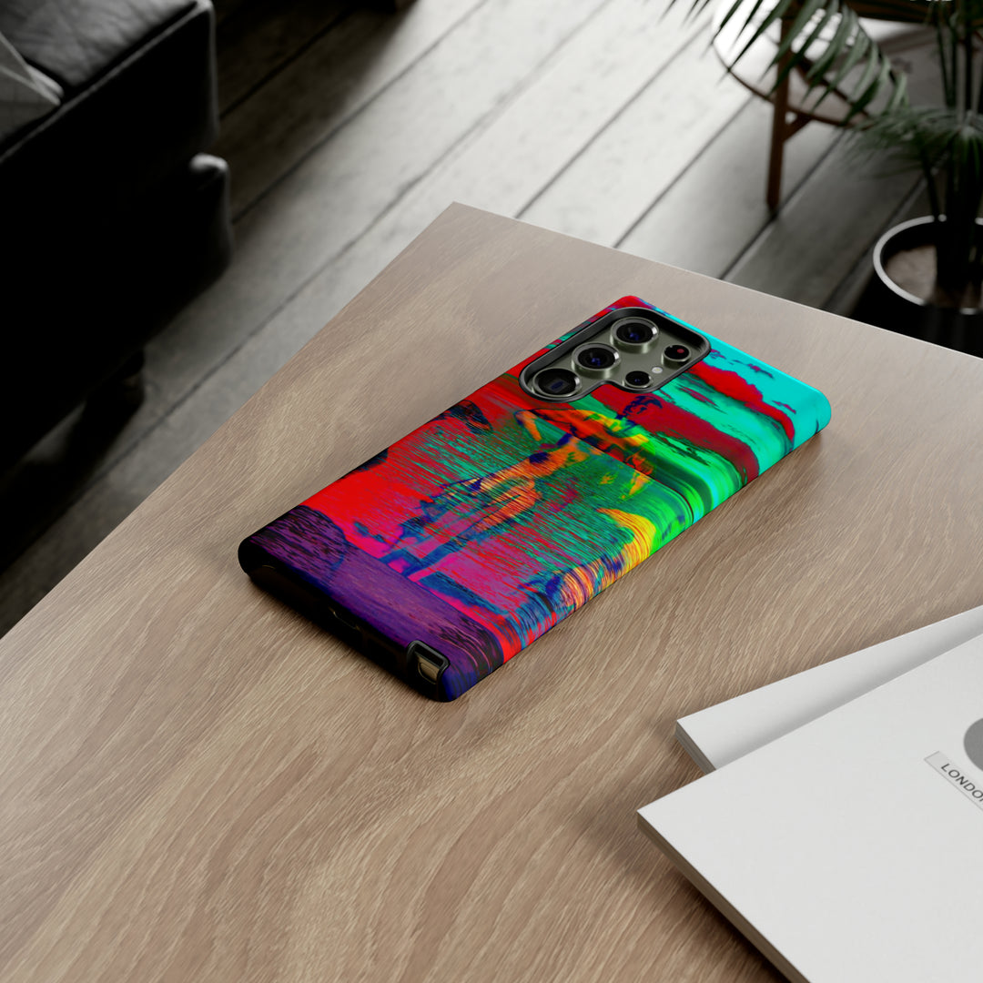 Cute Samsung Phone Case | Aesthetic Samsung Phone Case | Dance Sunset Colorful | Galaxy S23, S22, S21, S20 | Luxury Double Layer | Cool - Studio40ParkLane