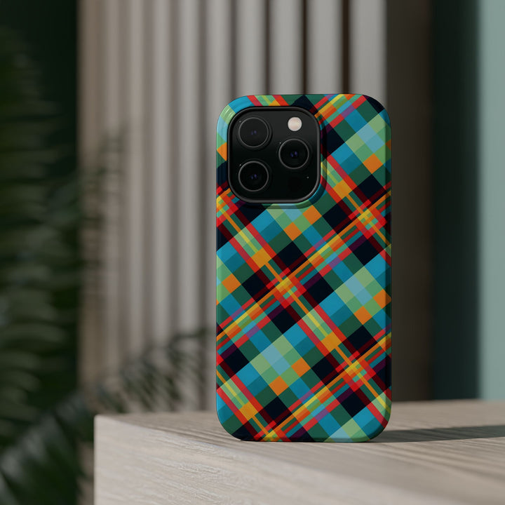 Checkered Plaid Magsafe Gift for Her Cute Phone Case for Iphone, | iPhone 16 | iPhone 15 Pro Max, Iphone 14 Pro Max, 13 12 11 10 9 8 7 - Studio40ParkLane