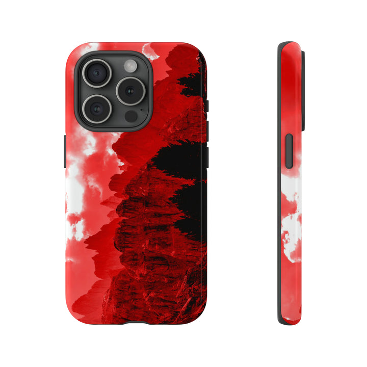 Cute IPhone Case | iPhone 15 Case | iPhone 15 Pro Max Case, Iphone 14 Case, Iphone 14 Pro Max Case IPhone Case for Art Lovers - Red Mountains - Studio40ParkLane