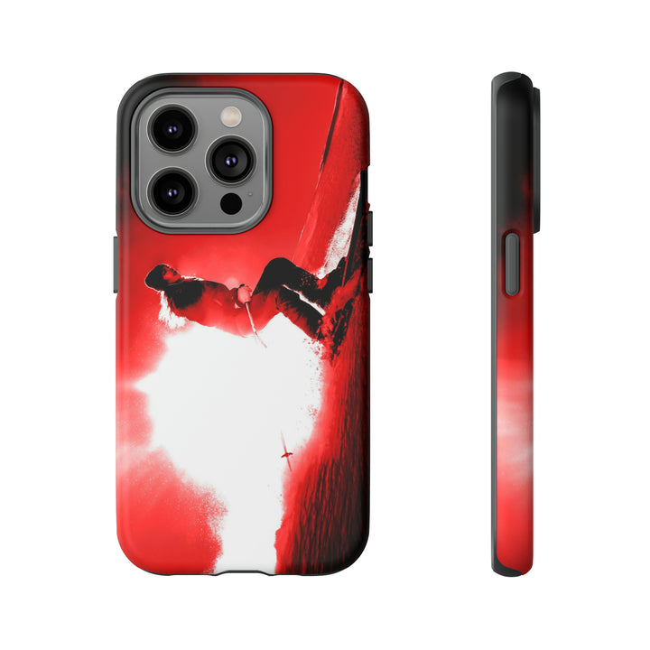 Cute IPhone Case | iPhone 15 Case | iPhone 15 Pro Max Case, Iphone 14 Case, Iphone 14 Pro Max Case IPhone Case for Art Lovers - Red Skier - Studio40ParkLane