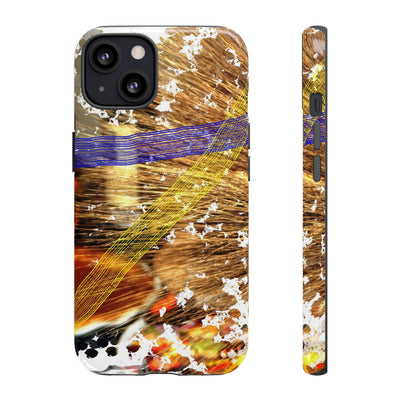 Impact Resistant, Pecan Pie Abstract, Cute Phone Cases for Samsung S24, S23, S22, S21, IPhone 15 pro Iphone 14 pro Iphone 13 IPhone 12 Iphone 11