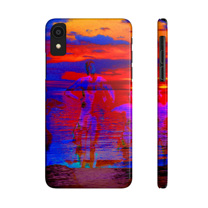 Slim Cute Phone Cases for Iphone | iPhone 15 Case | iPhone 15 Pro Max, Iphone 14 Case, Iphone 14 Pro Max, Iphone 13, Red Blue Sunset - Studio40ParkLane