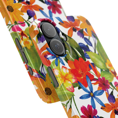 Slim Spring Flowers Gift for Her Cute Phone Cases for Iphone 16 Pro Max | iPhone 15 Case | iPhone 15 Pro Max Case, Iphone 14, 13, 12, 11, 10, 8, 7 - Studio40ParkLane