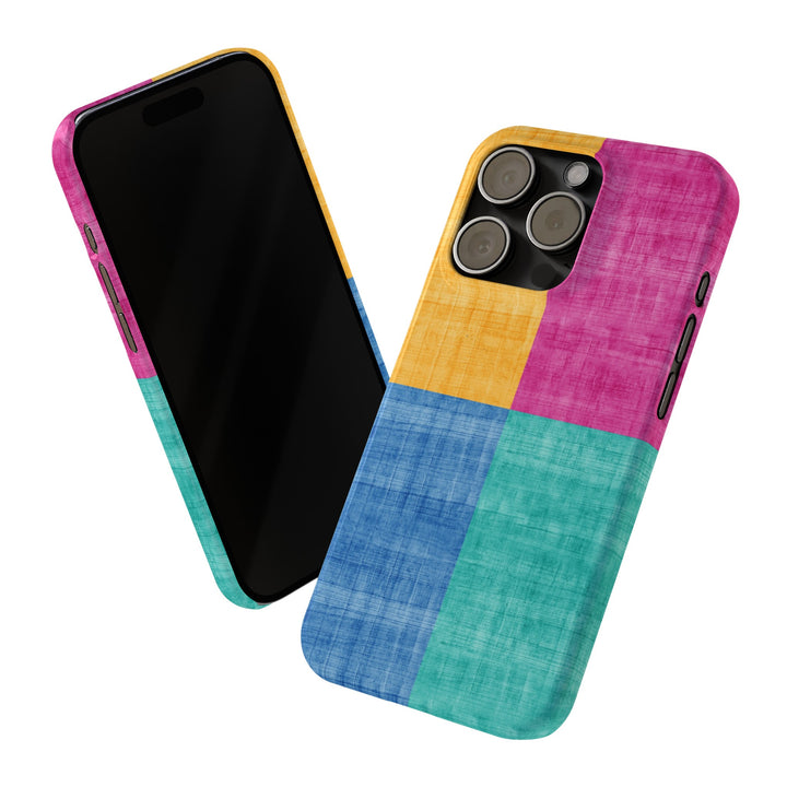 Slim Cute Phone Cases for Iphone | iPhone 15 Case | iPhone 15 Pro Max Case, Iphone 14, Iphone 14 Pro Max, Iphone 13, Abstract Color Blocks - Studio40ParkLane