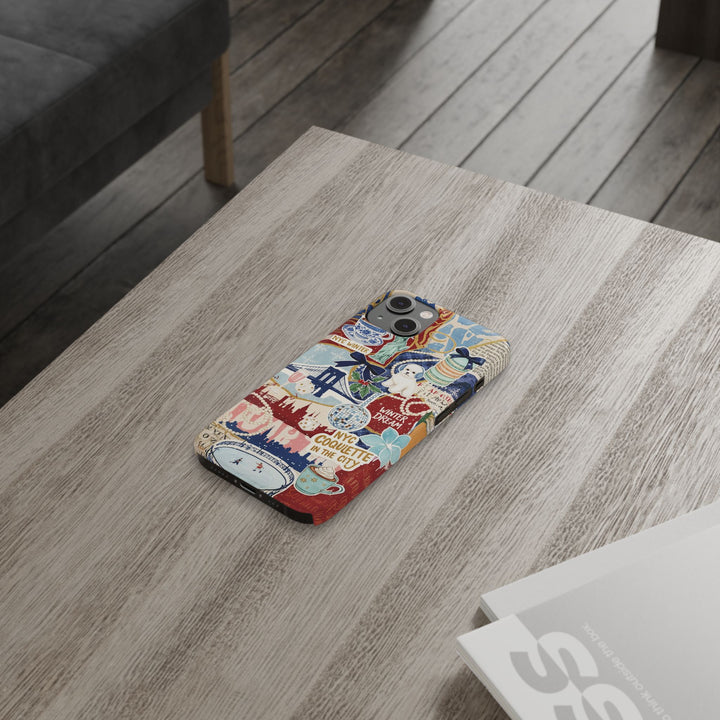 Slim New York Winter Coquette Collage Cute Phone Case for Iphone 16 - | iPhone 15 Pro Max Case | iPhone 14 Case Iphone 13 12 11 10 9 8 7 X - Studio40ParkLane