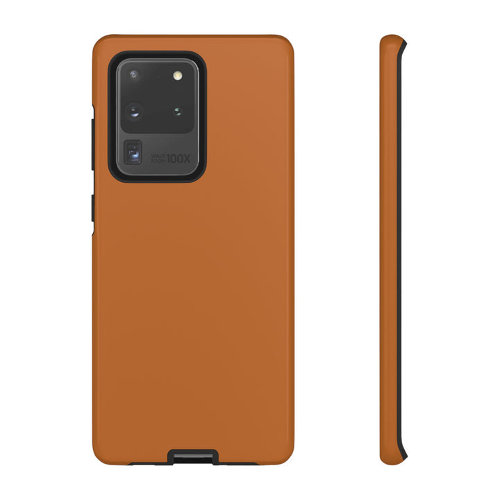 Premium Tough Rusty Brown Orange Gift for Her Cute Phone Cases for Samsung S25 S24, S23, S22, S21, Iphone, 16, 15, 14, 13 Pro Max Ultra - Studio40ParkLane
