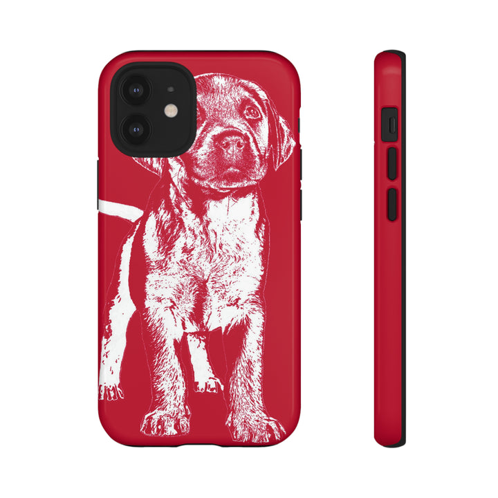 Cute IPhone Case | iPhone 15 Case | iPhone 15 Pro Max Case, Iphone 14 Case, Iphone 14 Pro Max Case IPhone Case for Dog Lovers, Puppy Dog Red - Studio40ParkLane