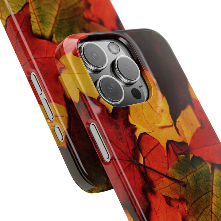 Slim Autumn Fall Leaves Gift Cute Phone Cases for Iphone 16 | iPhone 15 Case | iPhone 15 Pro Max Case, Iphone 14, Iphone 14 Pro Max, Iphone 13, Slim Mom Dad Gift - Studio40ParkLane