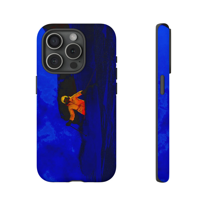 Cute IPhone Case | iPhone 15 Case | iPhone 15 Pro Max Case, Iphone 14 Case, Iphone 14 Pro Max Case IPhone Case for Art Lovers, Skier Mountain Night - Studio40ParkLane