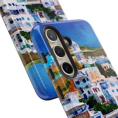 Impact Resistant, Greece House, Cute Phone Cases for Samsung S24, S23, S22, S21, IPhone 15 pro Iphone 14 pro Iphone 13 IPhone 12 Iphone 11