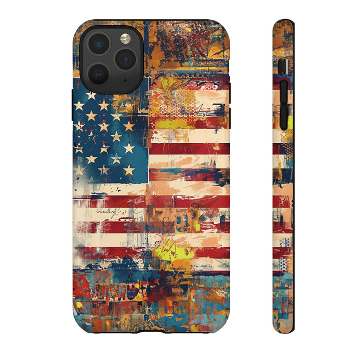 Impact Resistant, American Flag, Cute Phone Cases for Samsung S24, S23, S22, S21, IPhone 15 pro Iphone 14 pro Iphone 13 IPhone 12 Iphone 11 - Studio40ParkLane