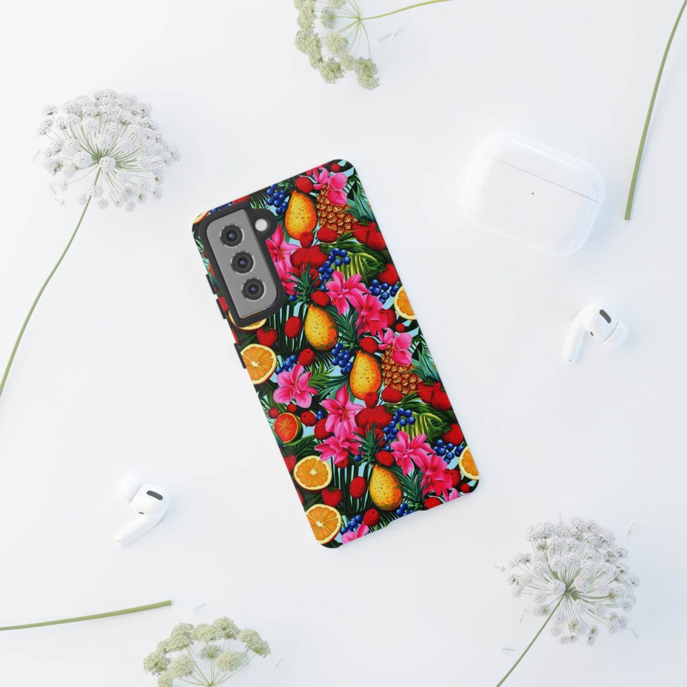 Cute Samsung Case | Cool Iphone Case | Summer Mixed Fruit, Samsung S24, S23, S22, S21, IPhone 15 Case | Iphone 14 Case, Iphone 13 Case