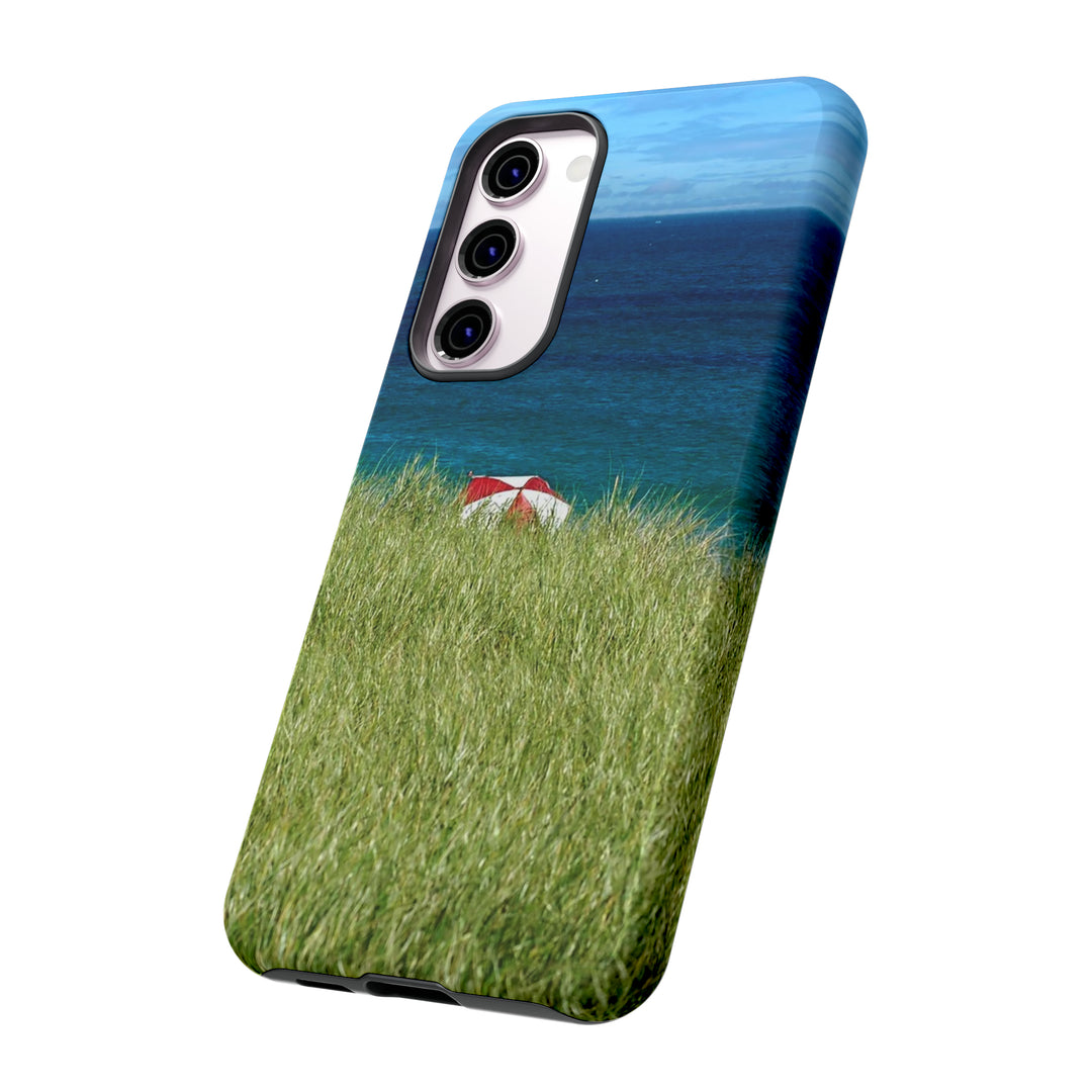 Cute Samsung Phone Case | Aesthetic Samsung Phone Case | Beach Umbrella | Galaxy S23, S22, S21, S20 | Luxury Double Layer | Cool - Studio40ParkLane