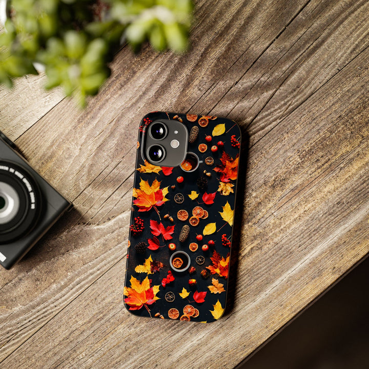 Slim Cute Fall Leaves Collage Phone Cases for Iphone | iPhone 15 Case | iPhone 15 Pro Max Case, Iphone 14, Iphone 14 Pro Max, Iphone 13, Iphone 16 - Studio40ParkLane