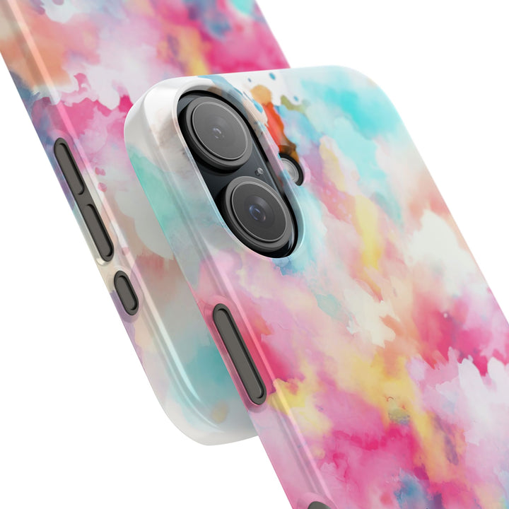 Slim Paint Splash Pink Gift for Her Cute Phone Cases for Iphone 16 Pro Max | iPhone 15 Case | iPhone 15 Pro Max Case, Iphone 14, Iphone 14 Pro Max, Iphone 13 12 11 8 7 - Studio40ParkLane