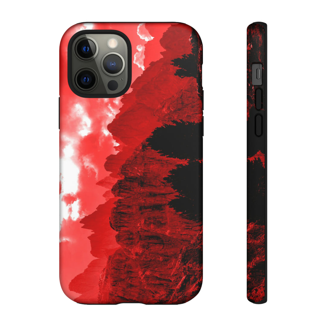 Cute IPhone Case | iPhone 15 Case | iPhone 15 Pro Max Case, Iphone 14 Case, Iphone 14 Pro Max Case IPhone Case for Art Lovers - Red Mountains - Studio40ParkLane