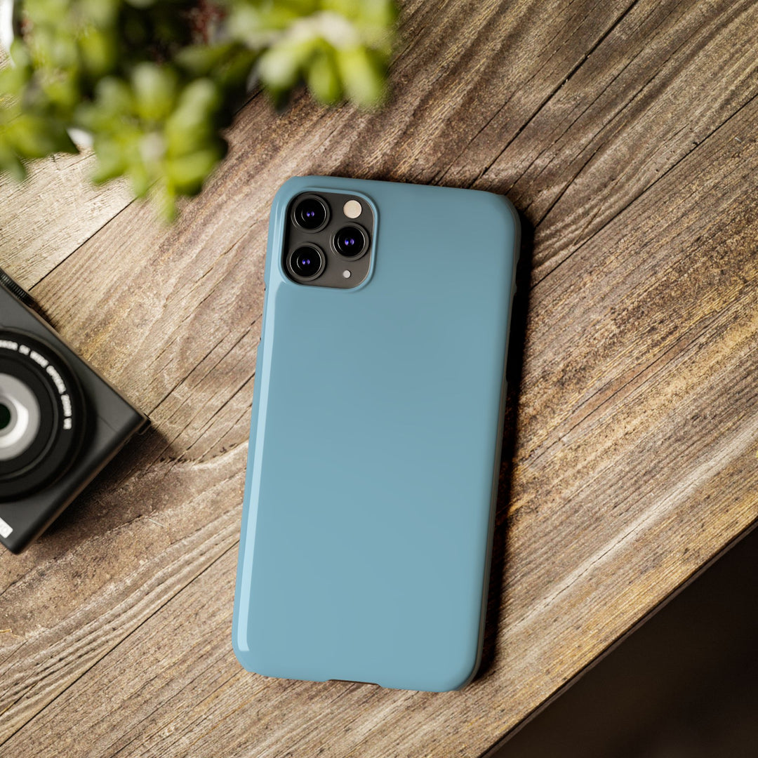 Slim Light Baby Blue Gift for Her Aesthetic Cute Phone Case for Iphone 16 - | iPhone 15 Pro Max Case | iPhone 14 Case 13 12 11 10 9 8 7 - Studio40ParkLane