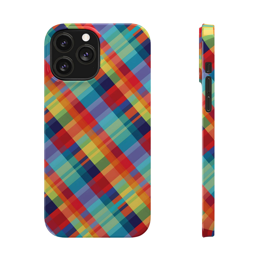 Slim Checkered Plaid Gift for Her Cute Phone Cases for Iphone 16 Pro Max | iPhone 15 Case | iPhone 15 Pro Max Case, Iphone 14, 13, 12, 11, 10, 8, 7 - Studio40ParkLane